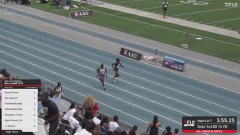 2026 AAU Junior Olympic Games - Youth Girls' 4x400m Relay, Semi-Finals 6 - Age 14