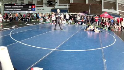 144 lbs Champ. Round 2 - Jordan Marmolejos, Arizona vs Bridger Putnam, Star Valley Wrestling Club