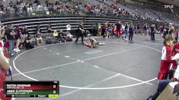 113 lbs Finals (8 Team) - Abbie Slothower, Kansas Aqua Lizard vs Paiten Einspahr, Nebraska Red