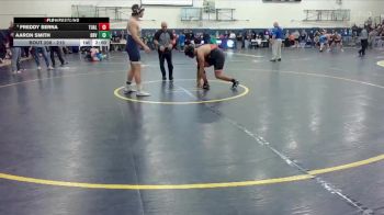 215 lbs Champ. Round 2 - Aaron Smith, Hood River Valley vs Freddy Serna, Tualatin
