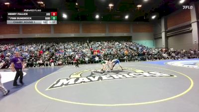 126 lbs Champ. Round 1 - Henry Fallice, Junipero Serra vs Finn Bundrock, Battle Mountain