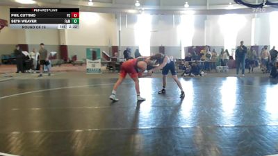 157 lbs Round Of 16 - Phil Cuttino, Presbyterian vs Seth Weaver, Franklin & Marshall
