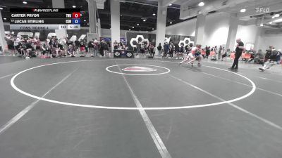 U15 FS - 52 lbs Cons. Round 4 - Carter Pryor, Thoroughbred Wrestling Academy vs Lucas Stirling, Camel Kids Wrestling