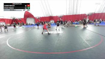 131-132 B Round 1 - Caden Wevley, WCAABE Knights vs Wyatt Pesch, Albert Lea Area