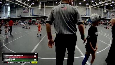 40 lbs Round 5 (10 Team) - Milo Evans, CTWHALE vs Emerson Thompson, Undisputed Wrestling