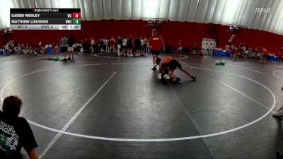 126 lbs Placement Matches (8 Team) - Caden Wevley, WCAABE Knights vs Matthew Lisowski, Wheaton Warrenville South