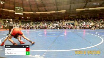 84 lbs Round Of 32 - Ethan Raley, Florida Scorpions vs Joshua Sanders, Red Cobra Westling Academy