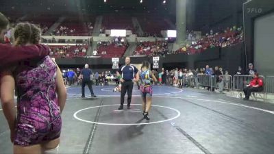 114 lbs Cons. Round 3 - Mariah Beston, Poplar Wrestling Club vs Anna Matejovsky, Wolf Point Wrestling Club