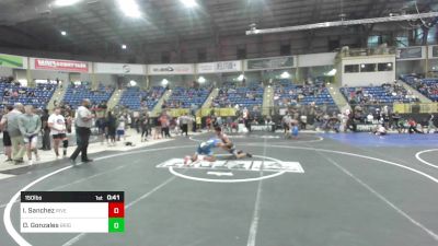 150 lbs Consi Of 16 #2 - Izaiah Sanchez, Riverdale Ridge vs Dominic Gonzales, Brighton WC