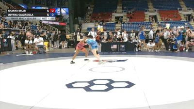120 lbs Cons. Sub-rd Of 32 - Juliana Mills, Florida vs LilyAna Calzadilla, Florida
