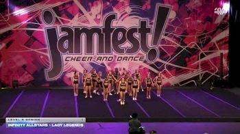 Infinity Allstars - Lady Legends [2025 L5 Senior 1] 2025 JAMfest Jacksonville Classic