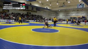 129 lbs Round Of 64 - Isaiah Jones, Bixby (OK) vs Briedyn Ralls, Canyon View (AZ)
