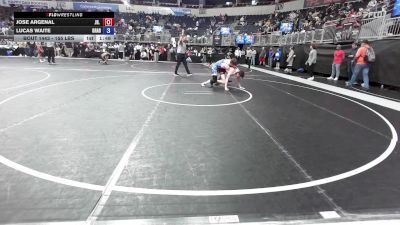 155 lbs Round Of 16 - Jose Argenal, Jr. Spartans vs Lucas Waite, Grab And Twist