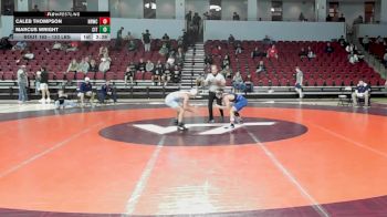 133 lbs Consi Of 16 #2 - Caleb Thompson, New River Wrestling Club vs Marcus Wright, The Citadel