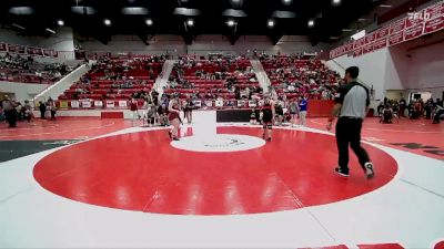 JH 145 lbs Semifinal - Billiana Rowell, EDMOND MEMORIAL JH vs Jackson Bohannon, ELGIN JH