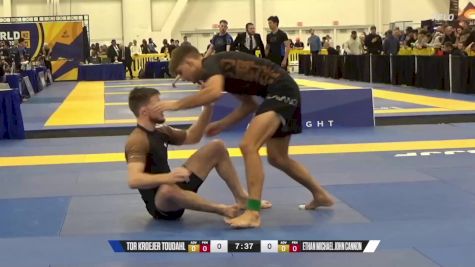 Ethan Michael John Cannon vs Tor Kroejer Toudahl 2024 World IBJJF Jiu-Jitsu No-Gi Championship