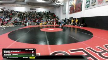 157 lbs Cons. Round 5 - William Abrams, Broomfield vs Esayas Hernandez, Bear Creek