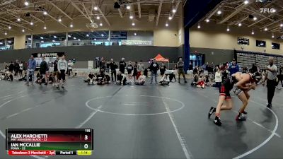 115 lbs Round 1 (8 Team) - Ian Mccallie, POWA vs Alex Marchetti, Mat Assassins Black