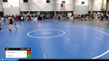 149 lbs Cons. Round 1 - Adam Kruse, Chadron State vs Tyler Fouts, Briar Cliff (Iowa)