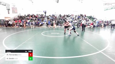 215 lbs Semifinal - Rio Fernandez, Bristol Eastern vs Kaiden Smith, New London