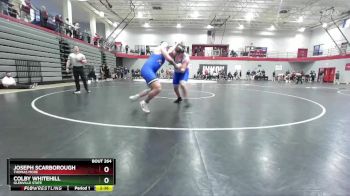285 lbs Champ. Round 2 - Joseph Scarborough, Thomas More vs Colby Whitehill, Glenville State