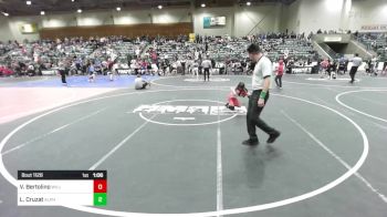 78 lbs Quarterfinal - Vladimir Bertolino, Willits Grappling Pack vs Lennox Cruzat, Alpha Dawg