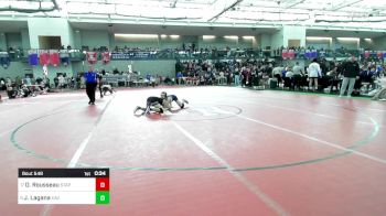 150 lbs Consolation - Damian Rousseau, Staples vs John Lagana, Xavier