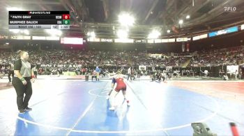 100 lbs Champ. Round 2 - Murphee Balich, Coeur D Alene vs Faith Gray, Redmond