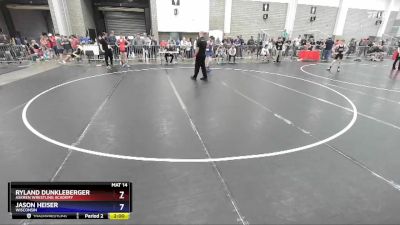 130 lbs Cons. Semi - Ryland Dunkleberger, Askren Wrestling Academy vs Jason Heiser, Wisconsin