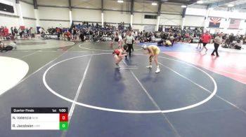 98 lbs Quarterfinal - Nickolas Valencia, New Mexico Bad Boyz vs Ryan Jacobson, Lions WC