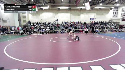 120 lbs Final - Adrian Adames, Montville/Plainfield vs Matt Bray, Brookfield/Shepaug