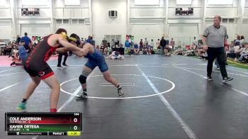 144 lbs Round 7 (10 Team) - Cole Anderson, Tar River WC vs Xavier Ortega, GT Alien - 1