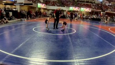 40 lbs Cons. Round 3 - Wynston Walstad, Team Champs vs Wacie Whitney, Chinook Wrestling Club