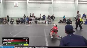 60 lbs Round 6 (8 Team) - James Messina, Bitetto Trained vs Adam Gordy, M2TC