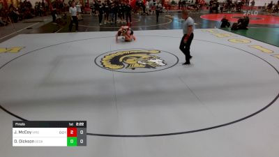 165 lbs Final - Justin McCoy, Virginia vs Drew Dickson, George Mason