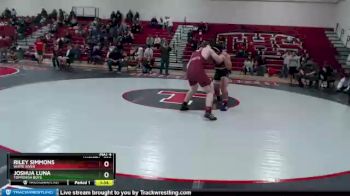 220 lbs Quarterfinal - Joshua Luna, Toppenish Boys vs Riley Simmons, White River