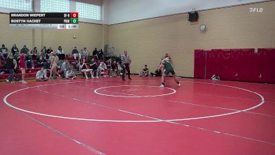 157 lbs Day 2 (round 4) - Brandon Wiepert, St. Francis B vs Bostyn Hacket, Pioneer