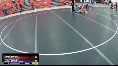 113 lbs Quarterfinal - Kasen Pelzer, MWC Wrestling Academy vs Wyatt Forney, Nebraska Wrestling Academy