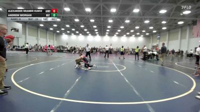 75 lbs Rr Rnd 3 - Alexander Bramer Kuntz, All American Wrestling Club Blue - EL vs Andrew Morgan, Mat Warriors - EL