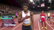 NOAH LYLES VS LETSILE TEBOGO OVER 200M! | 2025 Zurich Diamond League