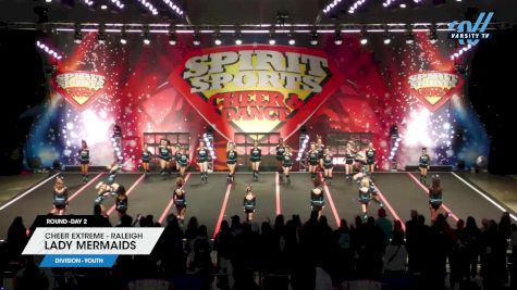 Cheer Extreme - Raleigh - Lady Mermaids [2024 L3 Youth Day 2] 2024 Spirit Sports Myrtle Beach Nationals