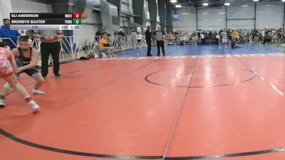 110 lbs Round 2 - 10:45am Saturday - Bronsyn Baxter, POWA vs Eli Anderson, Minnesota Funky Singlets