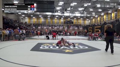 120 lbs Champ. Round 1 - Zane Gillespie, Premier Wrestling Center vs Nolan Schaul, USA Mat Club