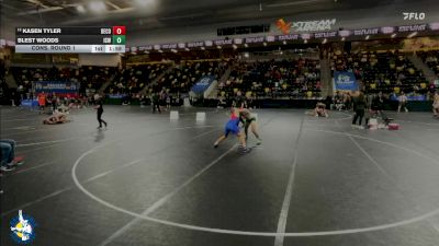 165 lbs Cons. Round 1 - Blest Woods, Iowa City, West vs Kasen Tyler, Decorah