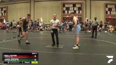 195 lbs Round 1 (6 Team) - Brad Birch, Southern Regional vs Matt Powers, Town WC