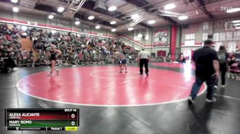 120 lbs Champ. Round 1 - Alexa Alicante, Cerritos vs Mary Romo, Serrano