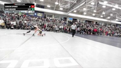 106 lbs Cons. Round 4 - Carson Spires, Desert Peaks vs Liam Weaver, Clearfield