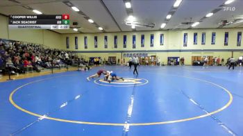 165 lbs Quarterfinal - Jack Seacrist, Aurora Universtiy vs Cooper Willis, Augsburg