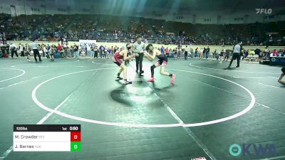 100 lbs Final - Michael Crowder, Sallisaw Takedown Club vs Jackson Barnes, Yukon