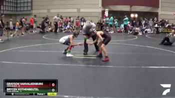 72 lbs Round 3 (6 Team) - Grayson VanValkenburg, Ares Black vs Brycen Kothenbeutel, Team Gotcha